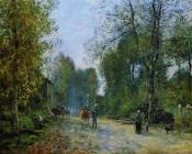 尤金 布丹 : Trouville, Le Chemin de la Corderie